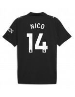 Manchester City Nico Gonzalez #14 Vieraspaita 2025-26 Lyhythihainen
